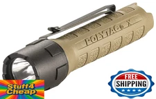 Streamlight 88615 PolyTac X USB 600-Lumen Tactical LED Flashlight - Coyote
