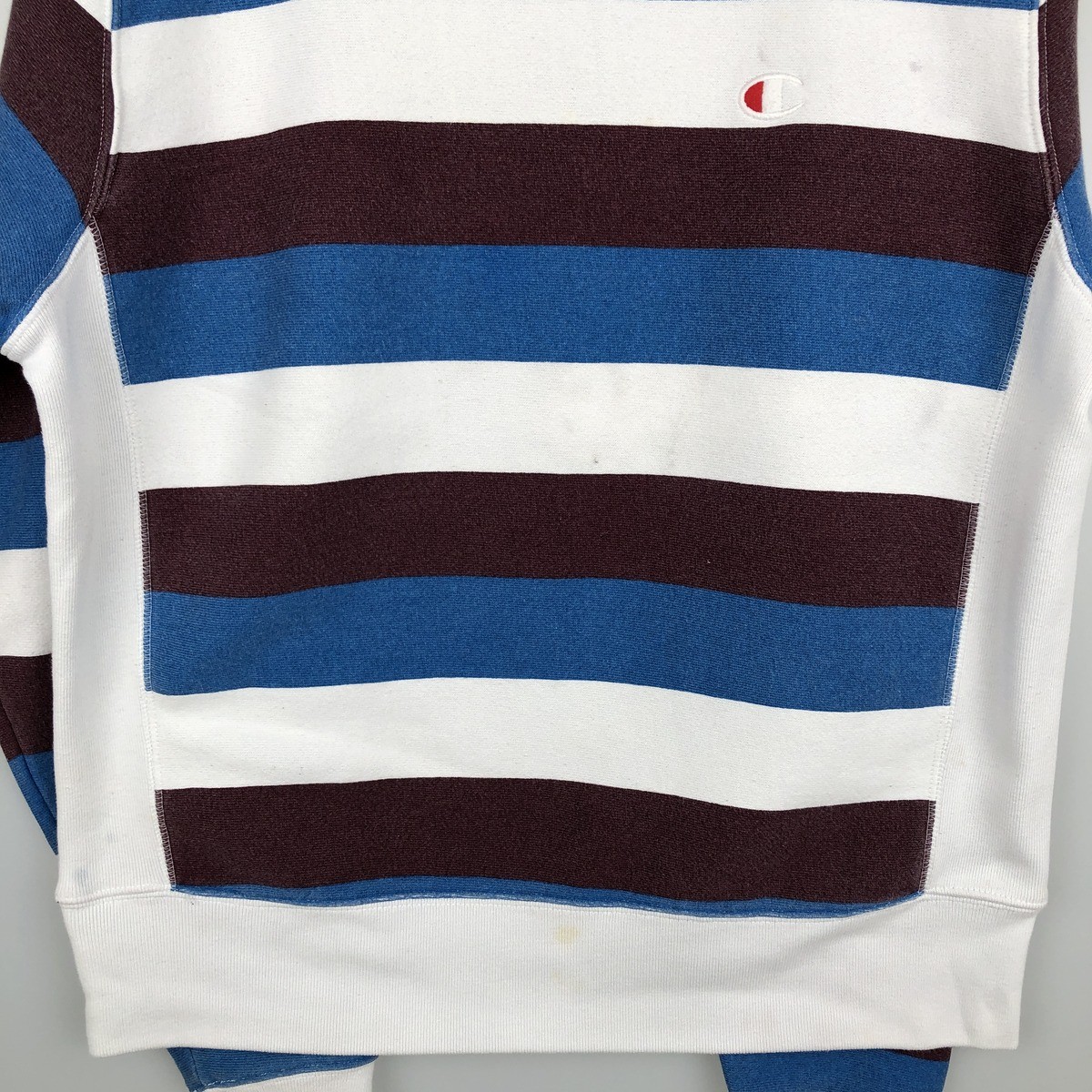 Used Champion Reverse Weave Striped Pattern Logo … - image 9