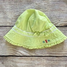 Carter's Green Pink Seahorse Sun Hat Girl's 4-6x