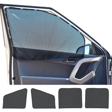 EcoNour Magnetic Car Side Window Sunshade (4 Pack) | Baby Window Shade Sunscr...