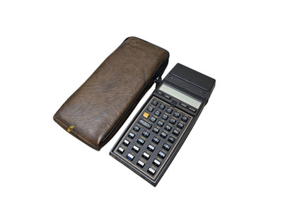HP41CV Hewlett Packard Vintage Calculator w Case G2U