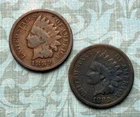 144 YEAR-OLD IH pennies! UNIQUE LOT of 1882/1889 pennies, "VG", "G" condition