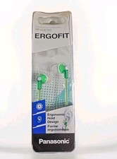 Panasonic ErgoFit In-Ear Earbud Headphones RP-HJE120 - Green