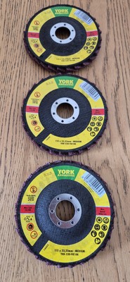 (3er Pack) York Medium Vlies Finishing Disc.