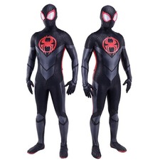 Upgraded Miles Morales Spiderman Jumpsuit Armor Suit Costume Cosplay Halloween