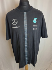 Mercedes Benz AMG Hugo Boss Petronas F1 T-Shirt Smart Casual Black 2XL A5129