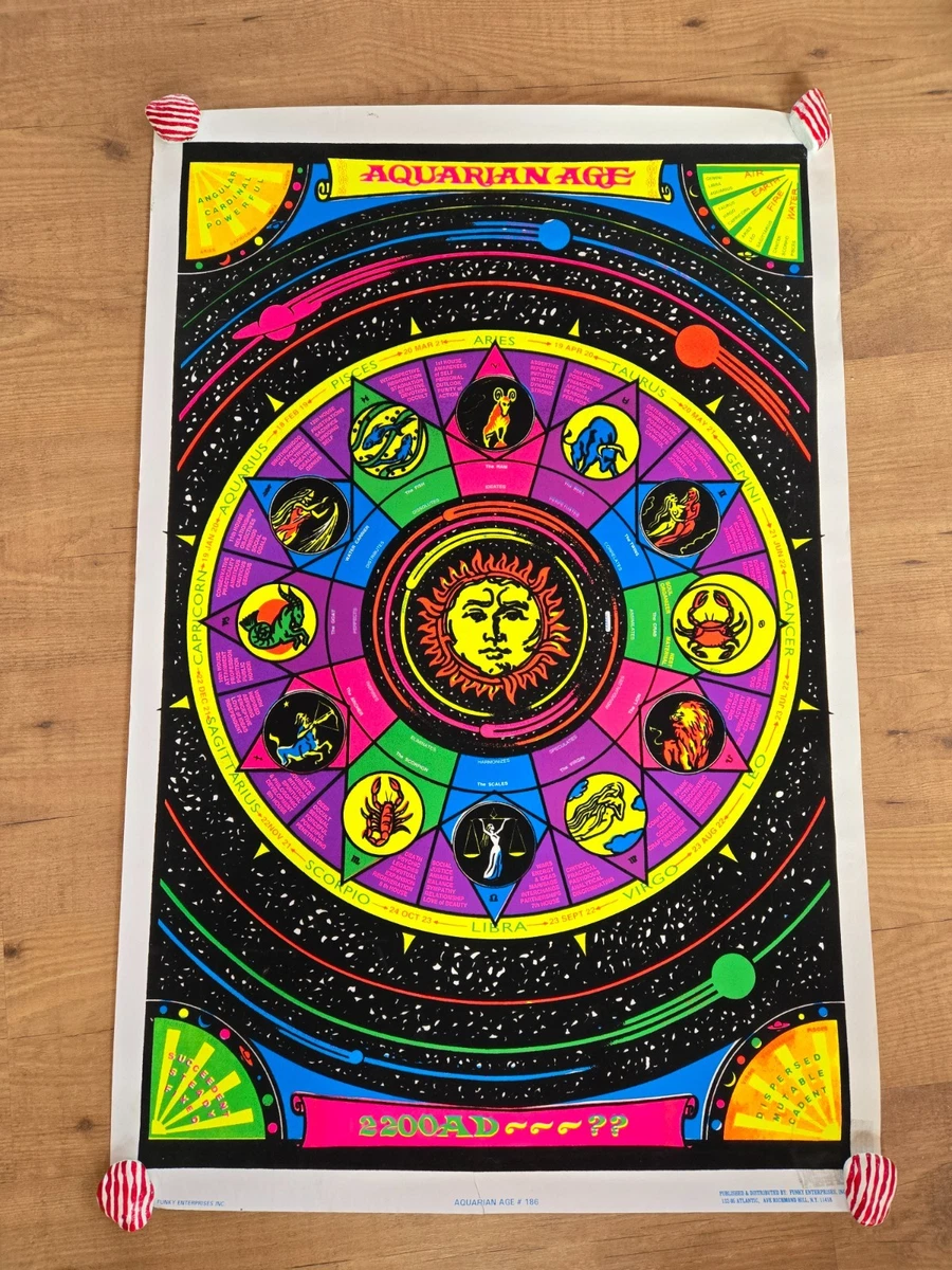 Zodiac Blacklight Art Posters for sale | eBay