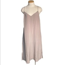 Madewell Silk Criss Cross Back Slip Dress Size 12 New with Tags NWT