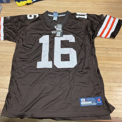 New Josh Cribbs #16 Cleveland Browns Jersey Youth LarGe L Reebok