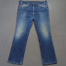 Levi's Vintage Jeans Mens 40x32 Fits 37x30 Blue 517 Red Tab Boot Made In USA 80s