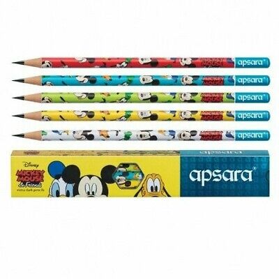 10x Apsara MICKEY MOUSE & FRIENDS Dunkle Bleistiftefür Kinderschulgeschenk 