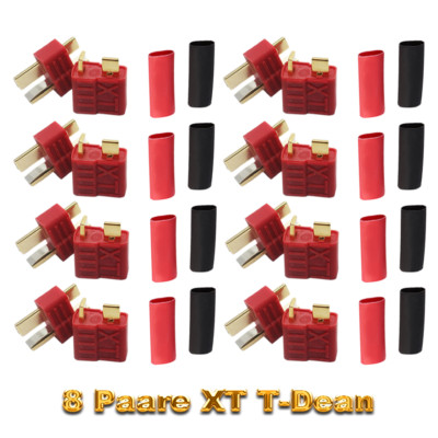 10 Pares Conector Enchufe T Plug Conectador Accesorios LiPo Batería ESC Hugo Conectores De Enchufe En T