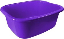11 Litres Washing Up Bowl Rectangular Plastic Multi-Purpose Basin Mixing Sink
