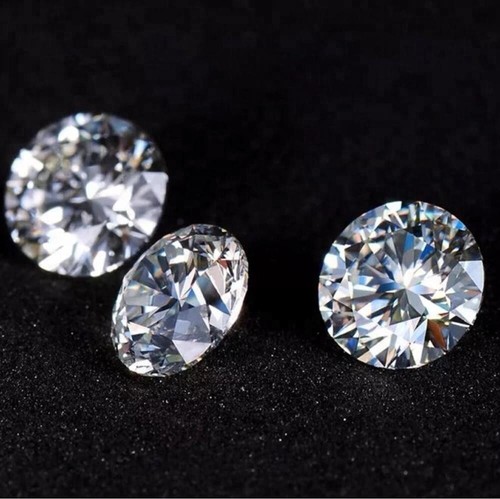 Zircon Orange Color Cubic Zirconia Round Cut ,Lab Created Loose Gems - Picture 26 of 44