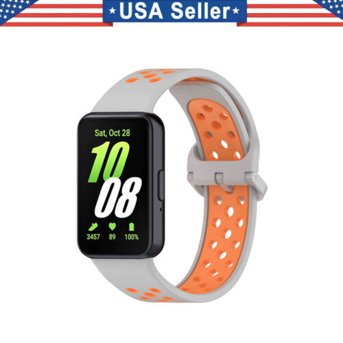Silicone Band Strap Replacement For Samsung Galaxy Fit 3 SM-R390 Watch - Picture 29 of 33