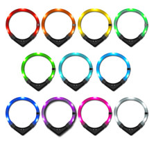 LEUCHTIE Easy Charge Leuchthalsband Hund aufladbar, wasserdichtes LED Halsband