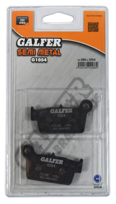 Galfer Brake Pads Rear For Sherco SE 450 i R (Nissin Rear Caliper) 2012-2013