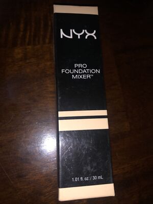 NYX Pro Foundation Mixer color PFM02 Luminous 1.01 oz New In Box Sealed