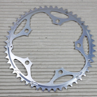 Stronglight Kettenblatt Type 130 S – 49 Zähne, Außen, Silber, 9/10-fach, Kompatibel Mit Verschiedenen Sporträdern