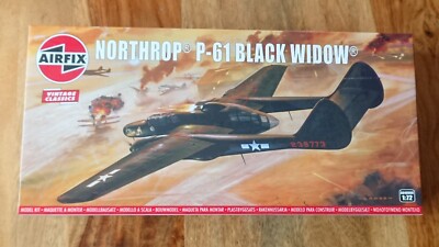 Airfix A04006V Northrop P-61 Black Widow Plastikmodellbausatz im Maßstab 1:72 NEU