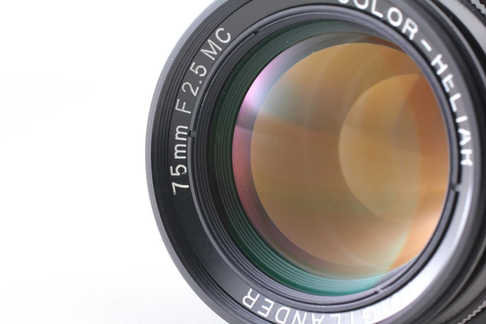 [Near Mint HOOD] Voigtlander COLOR HELIAR 75mm f/2.5 MC  L39 LTM from Japan 2592 - Image 2 of 4