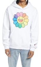 J. Balvin x Takashi Murakami - White Flower Hoodie - Men  s US Size Medium