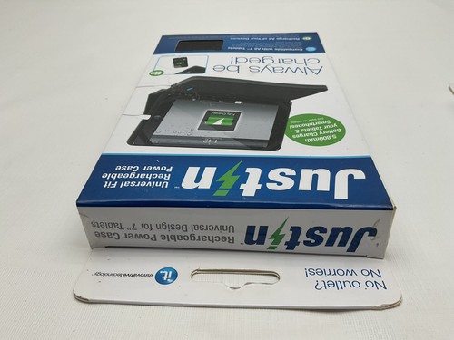 Justin RECHARGEABLE POWER CASE Universal Fit for All 7" Tablets & Smart Phones - Picture 7 of 7