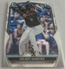 2023 Bowman Chrome Baseball Wilber Sanchez Chicago White Sox 1st Bowman #BCP-6