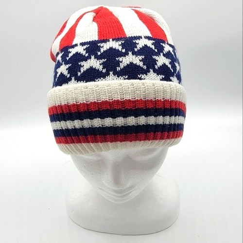 Patriotic Flag USA Unisex Knit Hat 