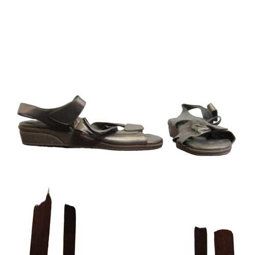 Elites By Walking Pewter Cradles Valerie Sandals Sz 10.5M eBay