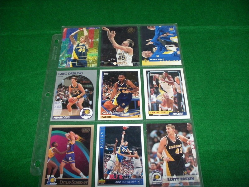 I HAVE A 9 CARD LOT OF BASKETBALL CARDS!! RIK SMITS AND MORE!!!!