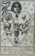 1823 Herz des Menschen (Gossner) 2nd German American Reading Pennsylvania Dutch