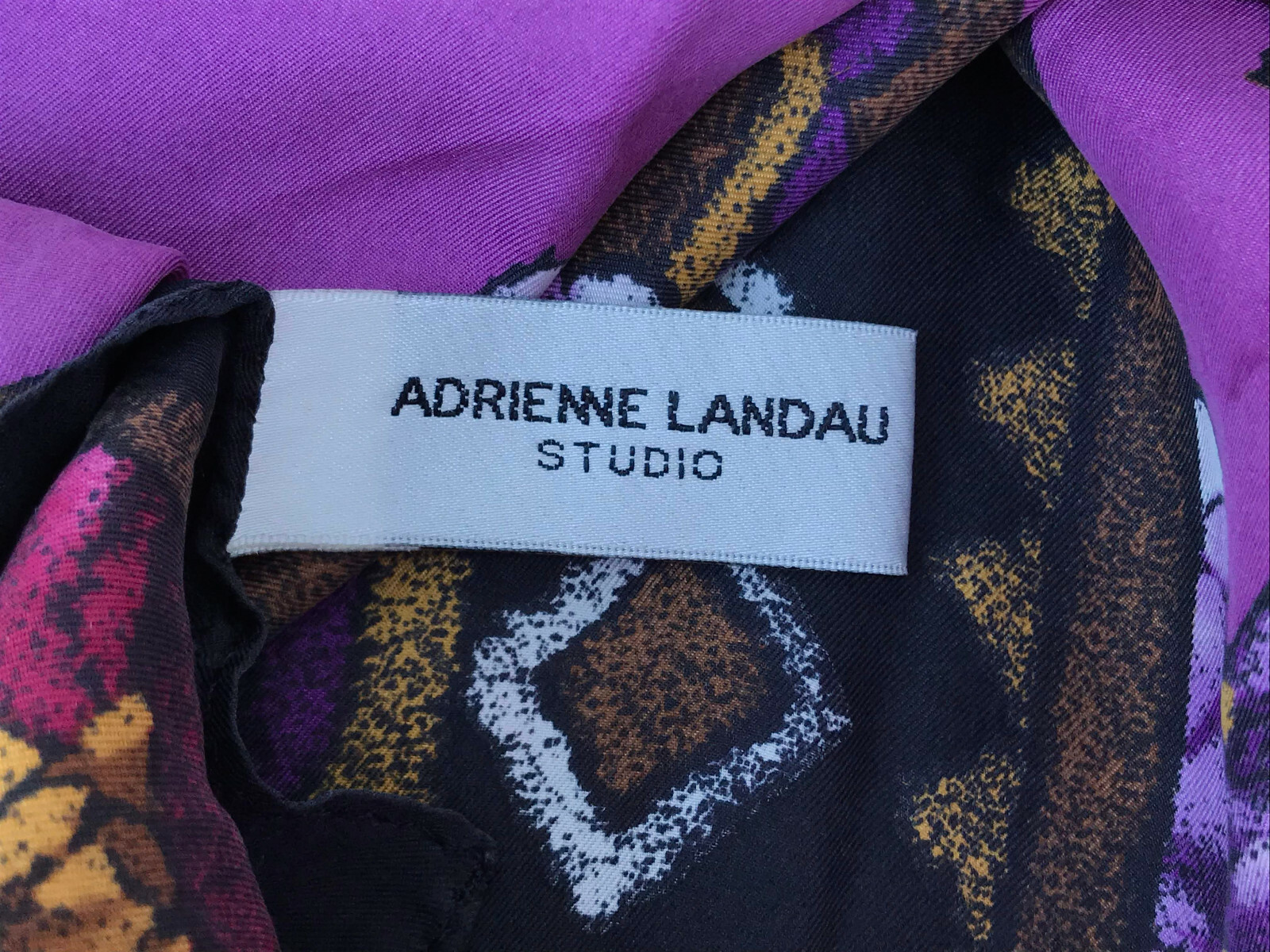 Adrienne Landau Studio Women’s Flowered 100% Silk Wrap Kerchief L33” W35”