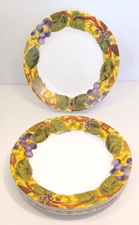 Corelle TUSCAN VINE Luncheon Plates SET OF SIX (6) 8.5" Diameter