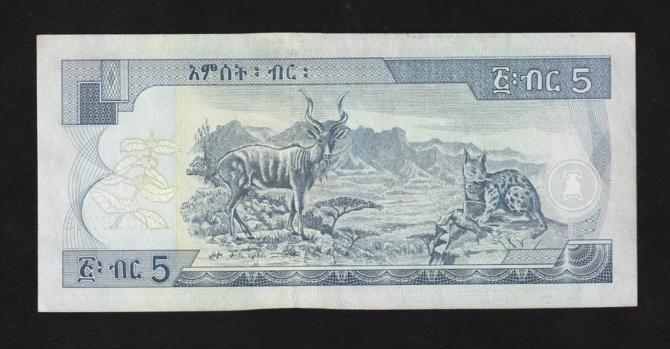 Ethiopia, 5 Bırr, 2000 - 2008, Uncirculated Banknote - Image 2 of 2