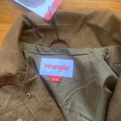 NEW Wrangler Corduroy Cropped Shirt Jacket Women's Size Medium Brown western - Picture 6 of 6