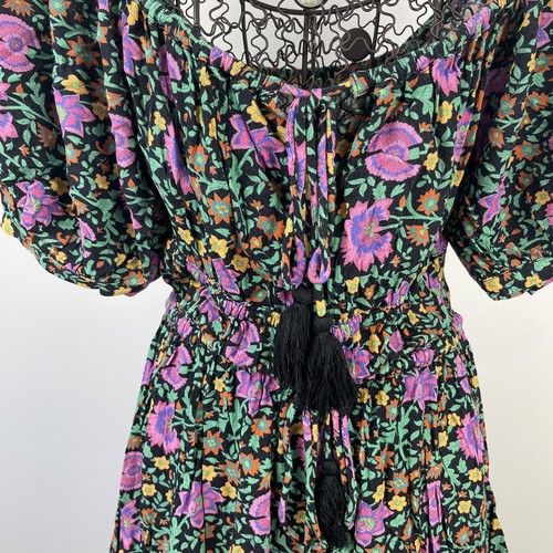 SPELL Village Mini Dress Size XXS Boho Floral On or Off Shoulder EUC RRP $259 - Picture 11 of 14
