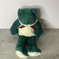Russ FRIBBIT Frog Plush Stuffed Animal Heartcraft Collection Green 11