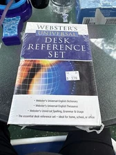 WEBSTER'S UNIVERSAL DESK REFERENCE 3 BOOK SET (Softcover, 2004)