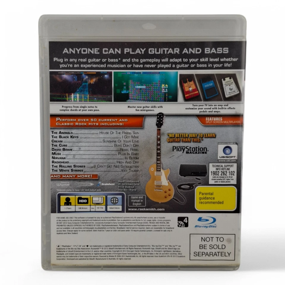 Rocksmith PS3 PlayStation 3 Game Disc - Image 2 of 4