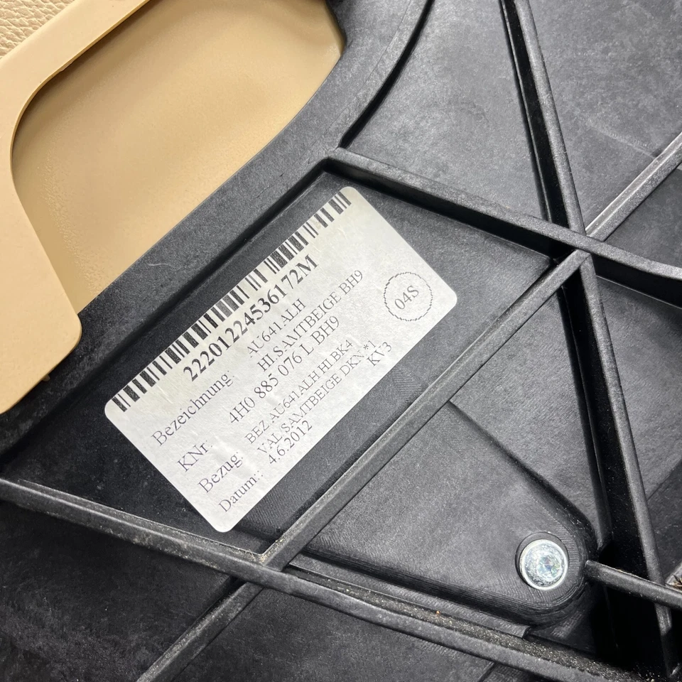 Asiento trasero AUDI A8 Quattro 2011-2014 reposabrazos consola OEM Foto 4 de 4