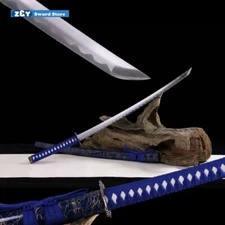 Hand-Forged 1060 Carbon Steel Samural Katana Full Tang Sharp Blade  Cold Weapon