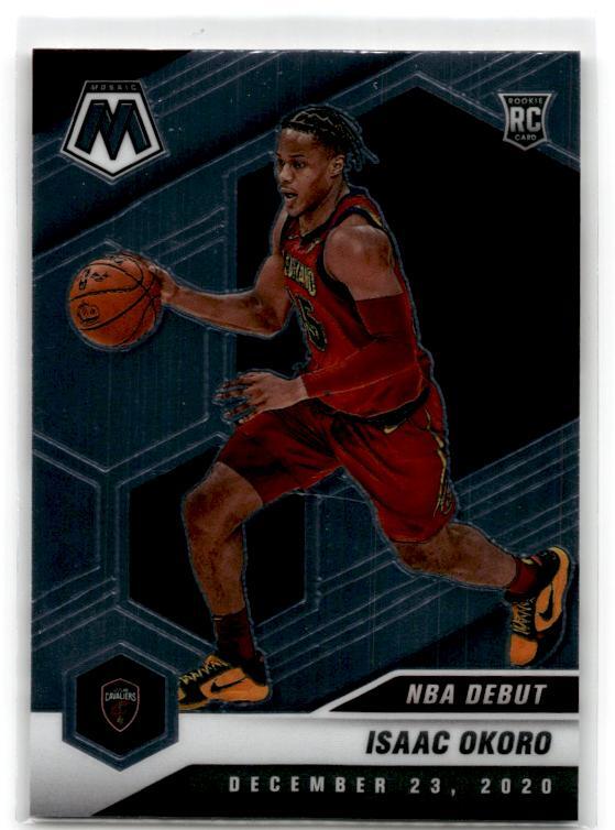 2020-21 Panini Mosaic #271 Isaac Okoro Cavaliers