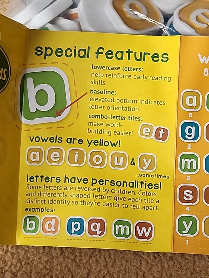 My First Bananagrams Word Tile Game Young Reading Skills Letters Educational 4+ - Image 3 of 3