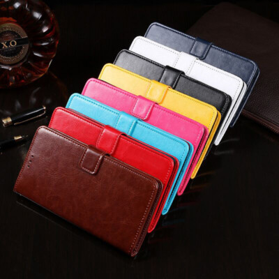 Für Doogee - Luxus Flip Leder Tasche Halter Ständer Schutz Skin Cover Wallet