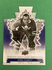 King Clancy 2017 UD Toronto Maple Leafs Centennial Die Cut #20 SP