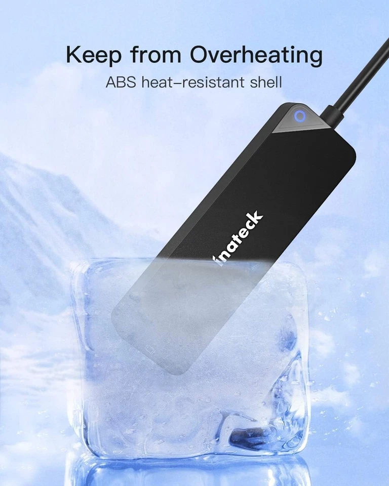 Inateck 5in1 USB C Hub Slim USB 3.1 Gen1 Type C Hub Adapter 4K HDMI Video Output - Image 3 of 4