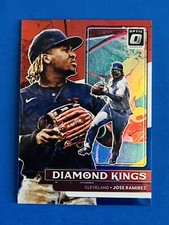 2022 Optic Jose Ramirez Red White Blue Prizm Diamond Kings Card #7; #d /199