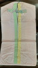 NEW in Package SUMERSAULT "REBECCA" Pink Check Diaper Stacker Infant Girl