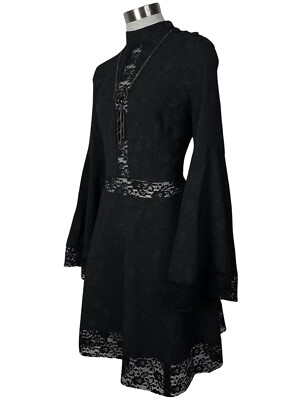 black lace witch dress new womens autumn winter dark gothic style elegant